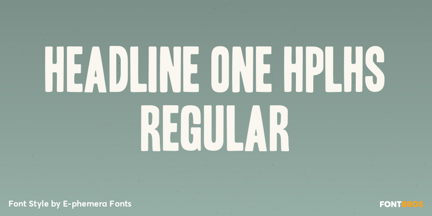 Headline One HPLHS Regular Poster