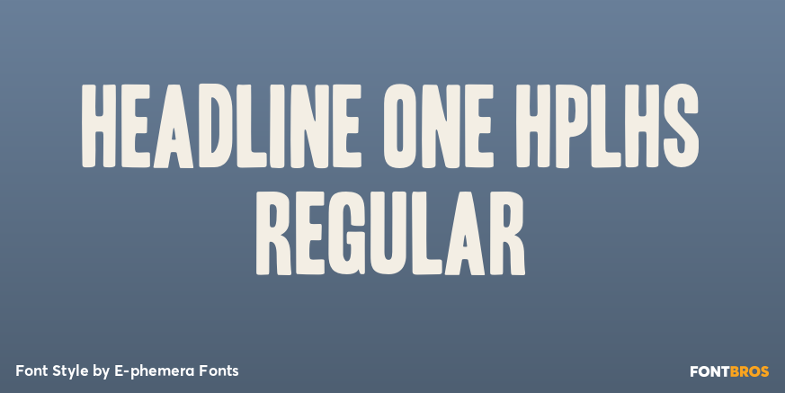 Headline One HPLHS Regular Poster