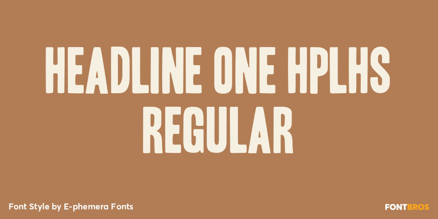 Headline One HPLHS Regular Poster