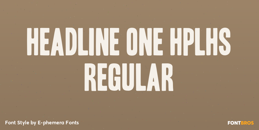 Headline One HPLHS Regular Poster