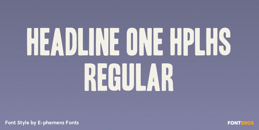 Headline One HPLHS Regular Poster