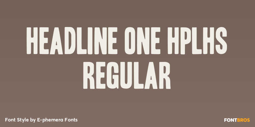 Headline One HPLHS Regular Poster