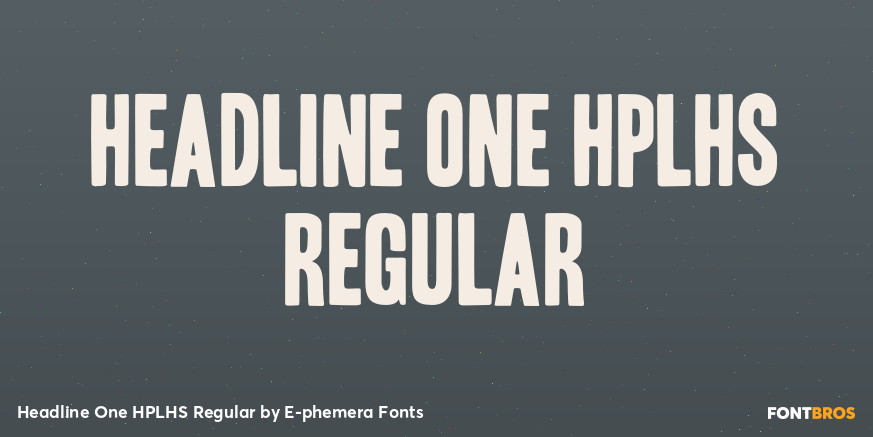 Headline One HPLHS Regular Poster