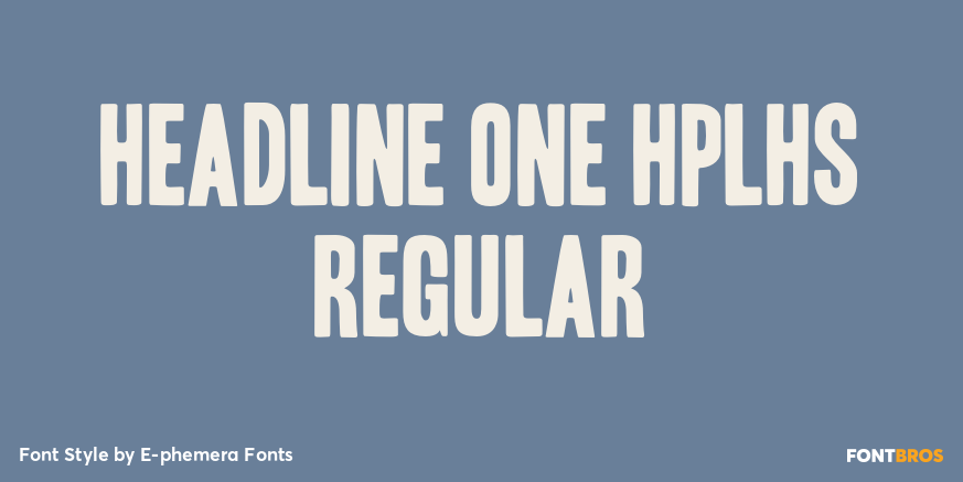 Headline One HPLHS Regular Poster
