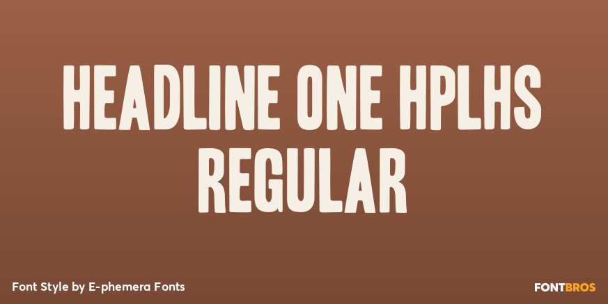 Headline One HPLHS Regular Poster