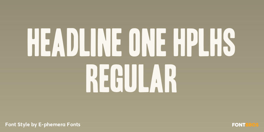 Headline One HPLHS Regular Poster