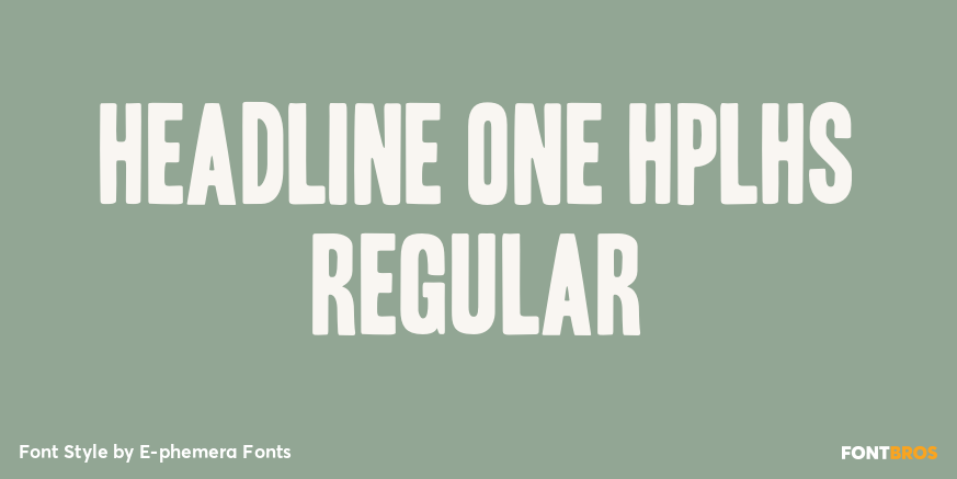 Headline One HPLHS Regular Poster