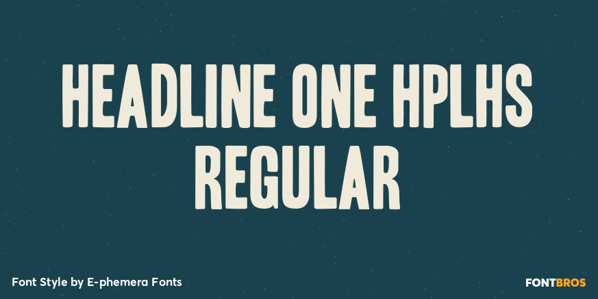 Headline One HPLHS Regular Poster