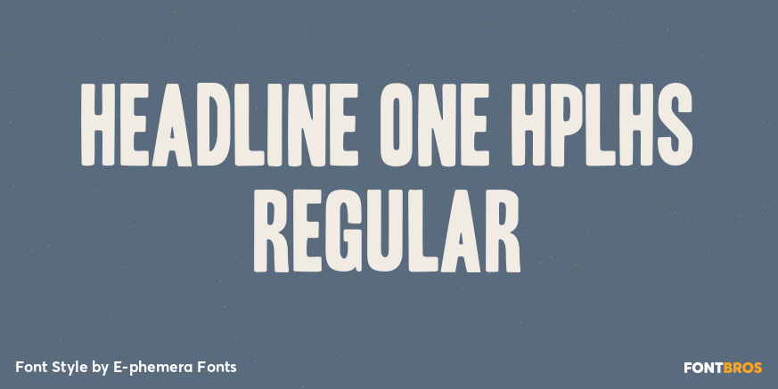 Headline One HPLHS Regular Poster