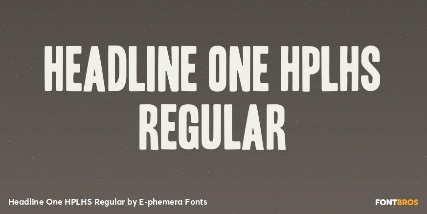 Headline One HPLHS Regular Poster