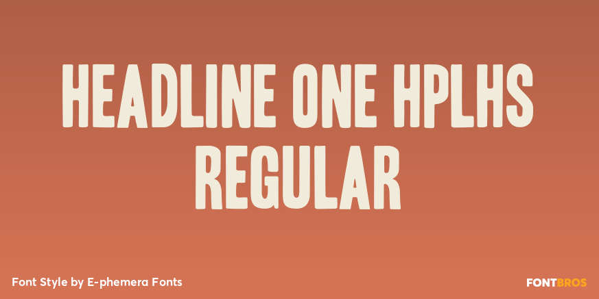 Headline One HPLHS Regular Poster