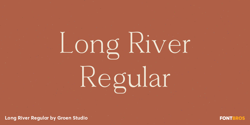Long River Regular Poster