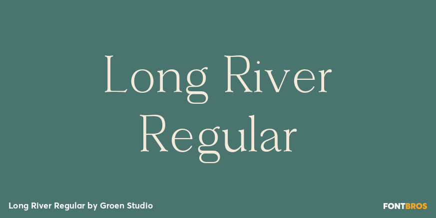 Long River Regular Poster