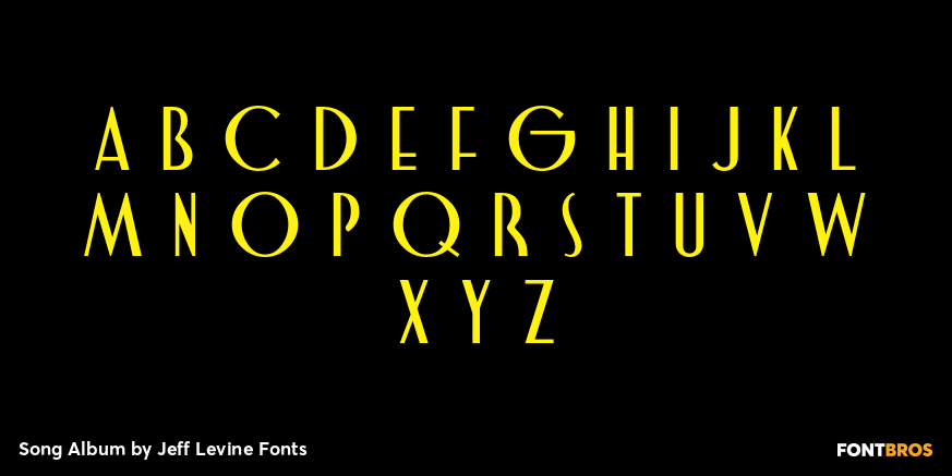 Song Album Font Poster #2