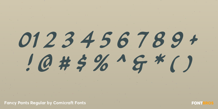 Fancy Pants Regular Font Poster #4