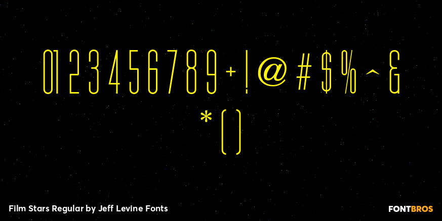 Film Stars Regular Font Poster #4
