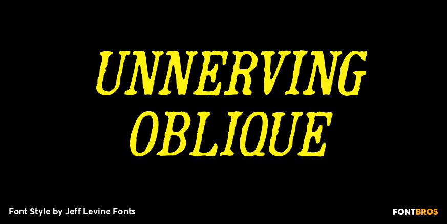 Unnerving Oblique Poster