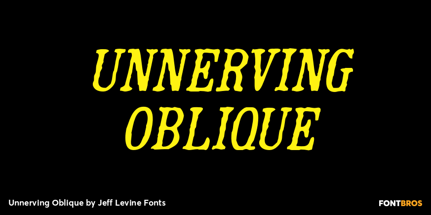 Unnerving Oblique Poster