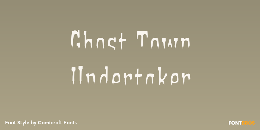 Ghost Town Undertaker Poster