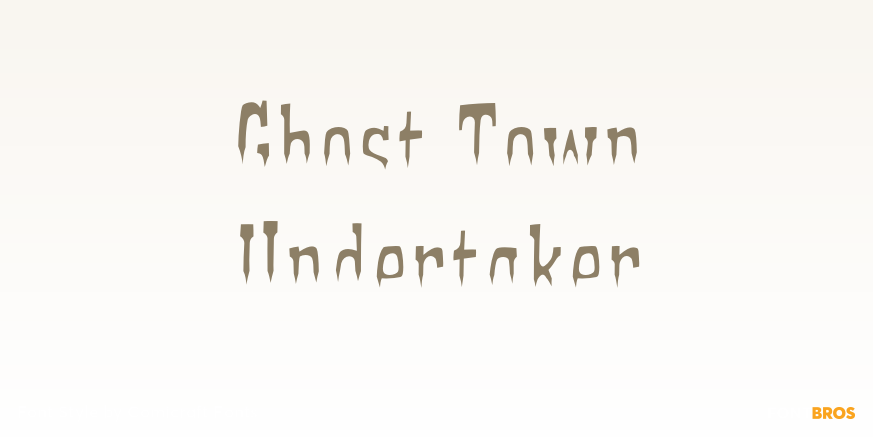 Ghost Town Undertaker Poster