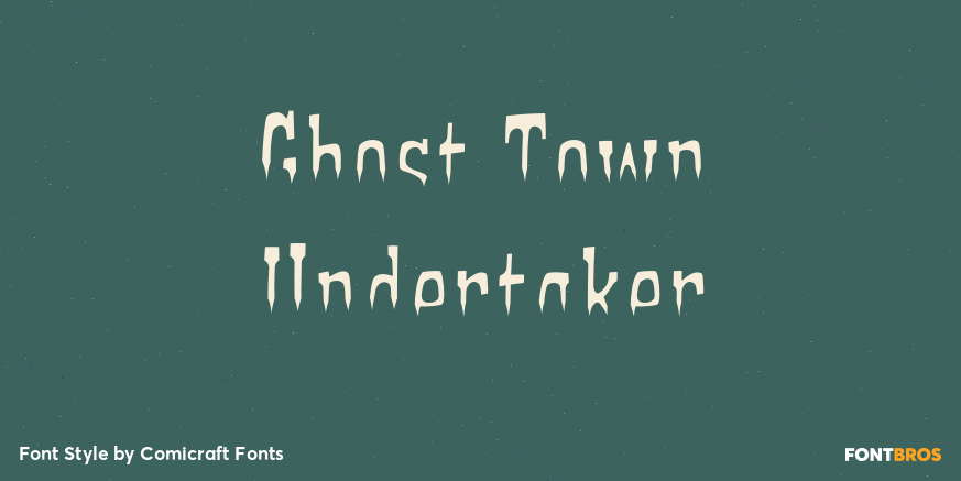 Ghost Town Undertaker Poster