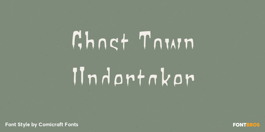 Ghost Town Undertaker Poster