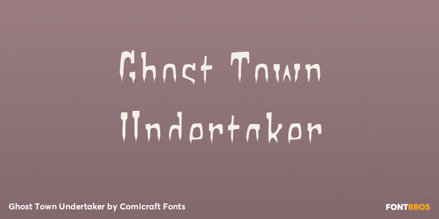 Ghost Town Undertaker Poster