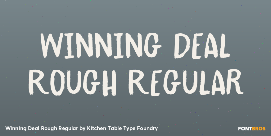 Winning Deal Rough Regular Poster