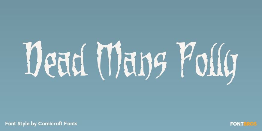 Dead Mans Folly Font Poster #1