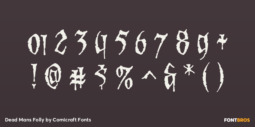 Dead Mans Folly Font Poster #4