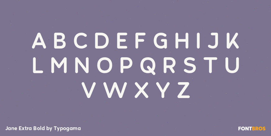 Jane Extra Bold Font Poster #2
