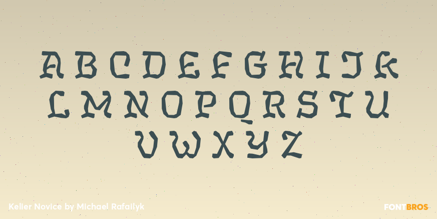Kelier Novice Font Poster #2