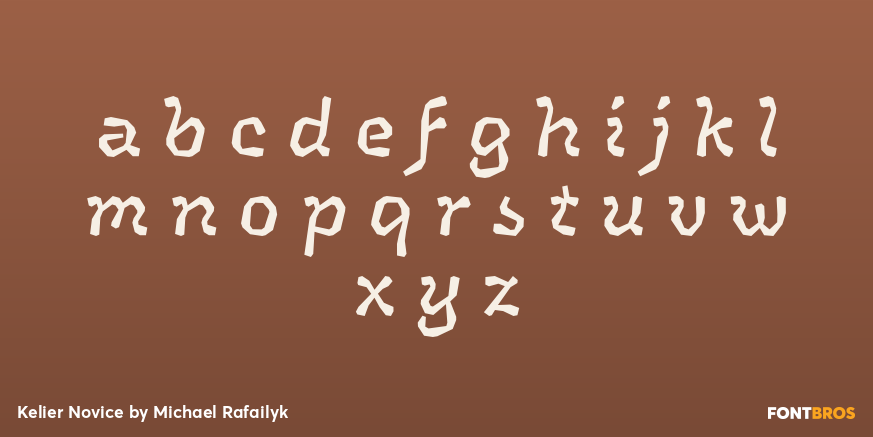 Kelier Novice Font Poster #3