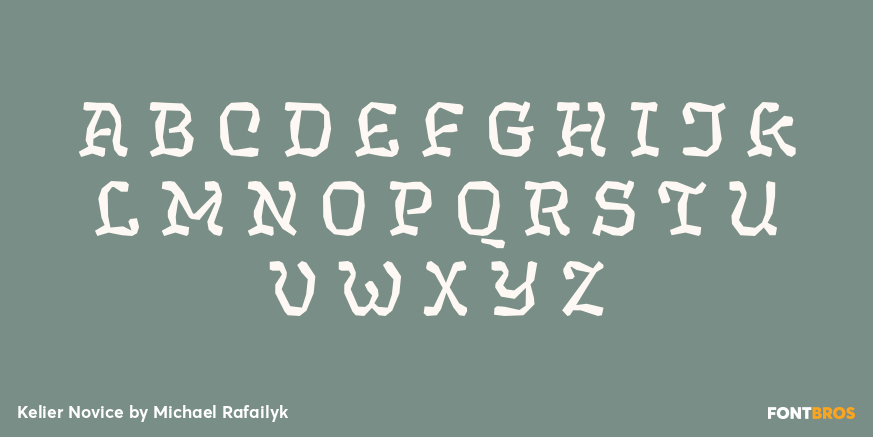 Kelier Novice Font Poster #2