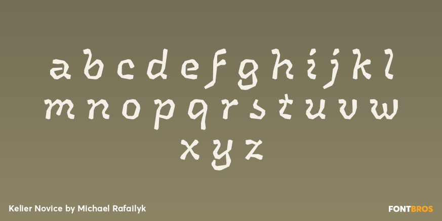 Kelier Novice Font Poster #3