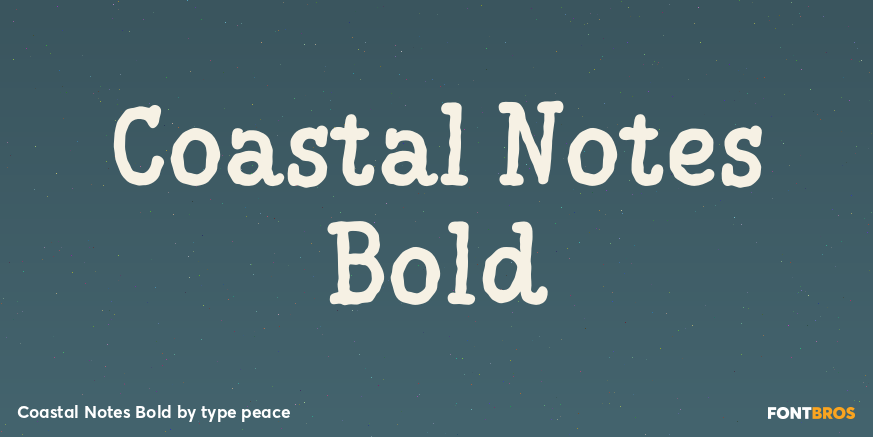 Coastal Notes Bold Poster