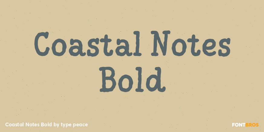Coastal Notes Bold Poster