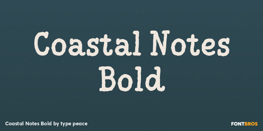 Coastal Notes Bold Poster