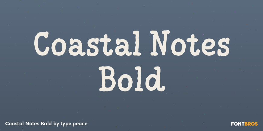 Coastal Notes Bold Poster