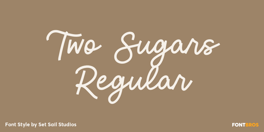 Two Sugars Regular Font Poster #1