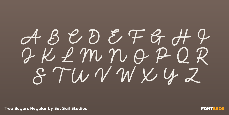 Two Sugars Regular Font Poster #2
