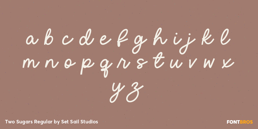 Two Sugars Regular Font Poster #3