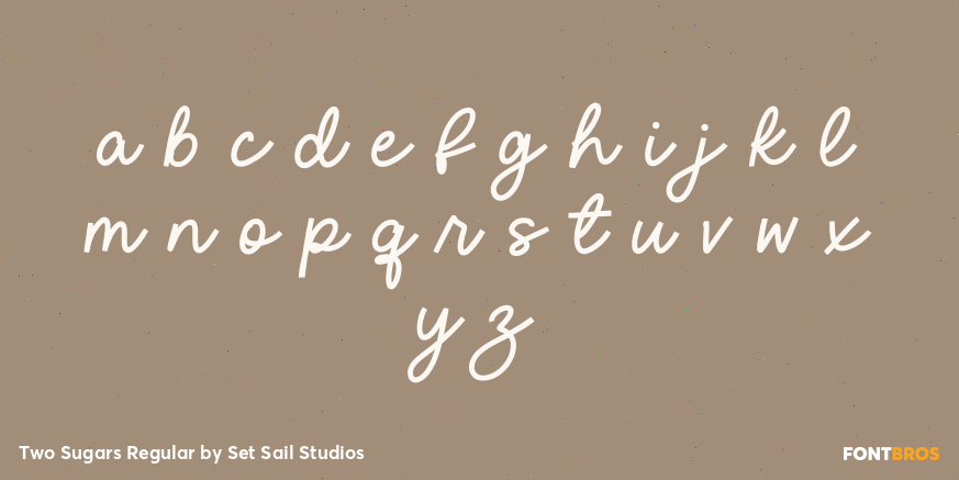 Two Sugars Regular Font Poster #1