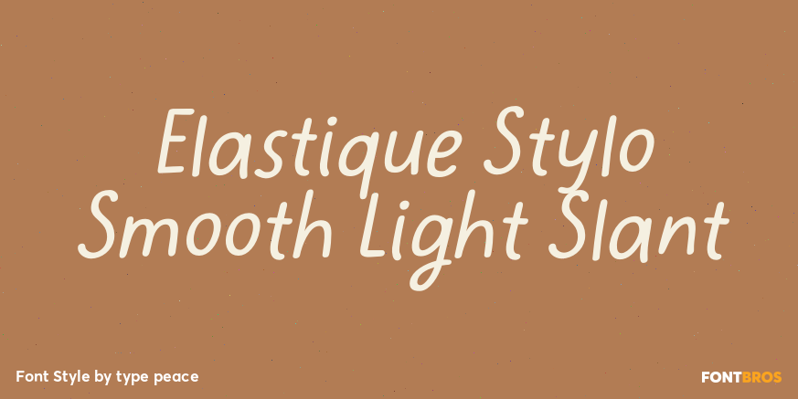 Elastique Stylo Smooth Light Slant Poster