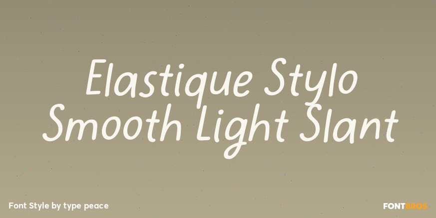 Elastique Stylo Smooth Light Slant Poster