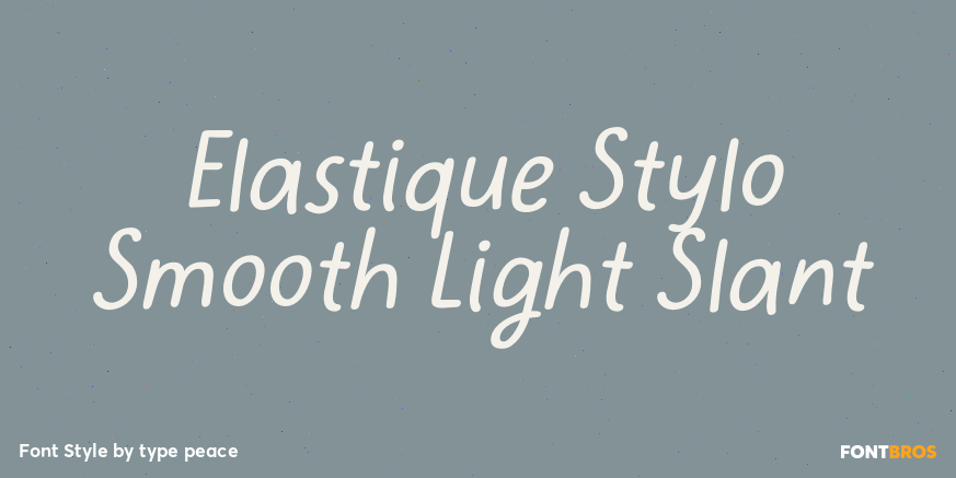 Elastique Stylo Smooth Light Slant Poster