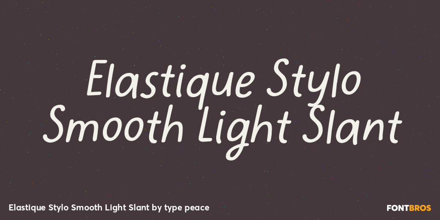 Elastique Stylo Smooth Light Slant Poster