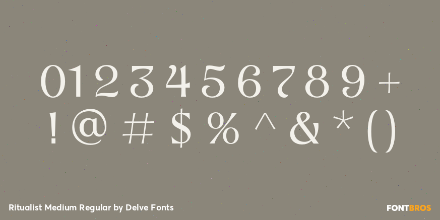 Ritualist Medium Regular Font Poster #4