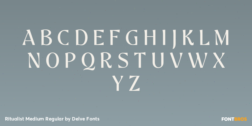 Ritualist Medium Regular Font Poster #2