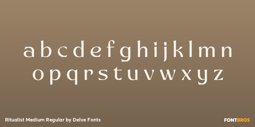 Ritualist Medium Regular Font Poster #3